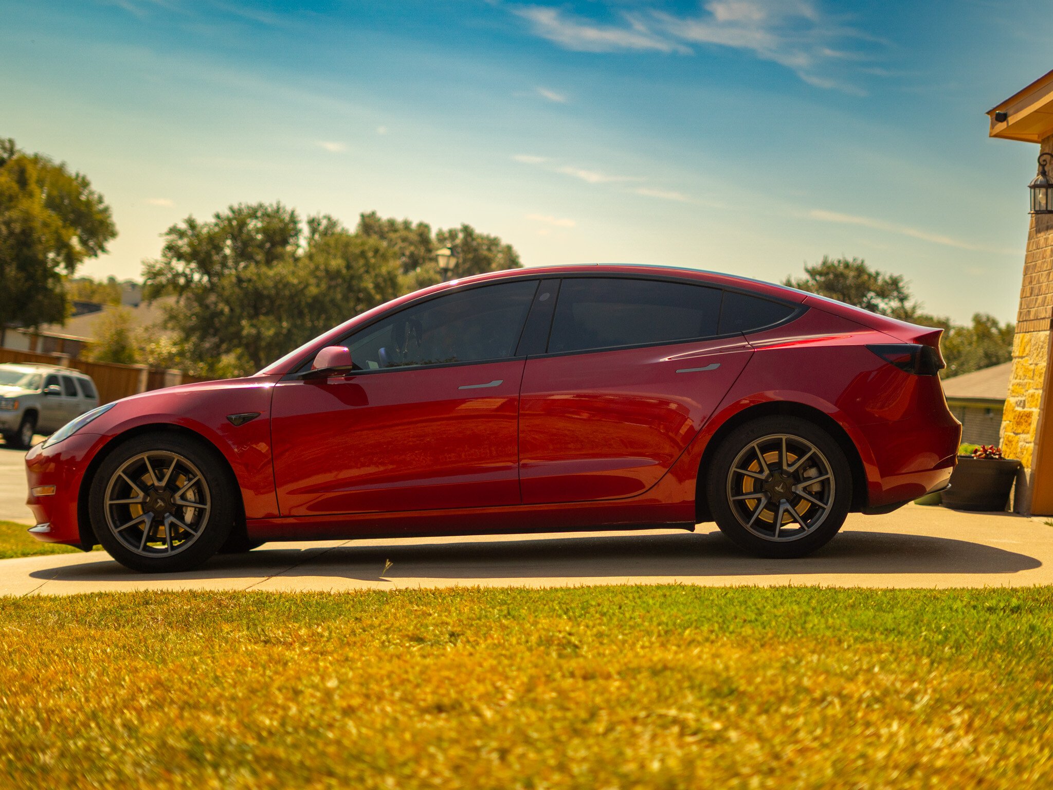 Tesla Model 3 tinted by Chroma Auto Lab in Killeen, TX.